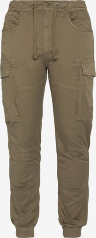 Schott NYC Cargo Pants in Green: front