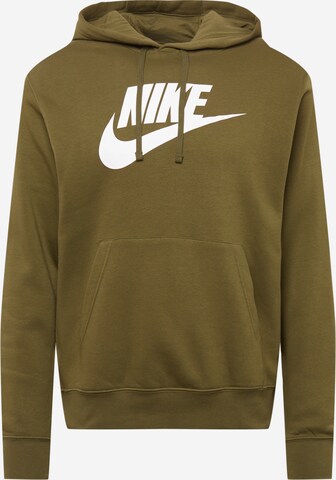 Nike Sportswear Mikina 'Club Fleece' – zelená: přední strana