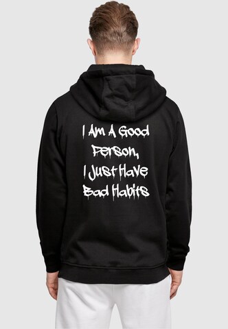 Sweat-shirt 'Bad Habits' Merchcode en noir
