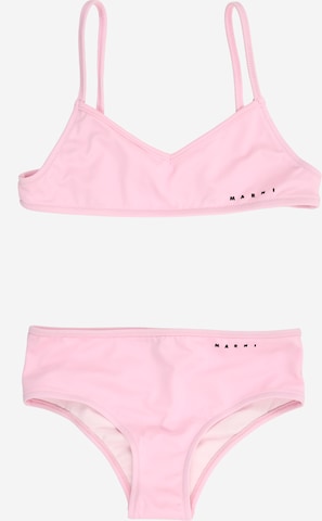 Marni Uimapuku värissä vaaleanpunainen: etupuoli