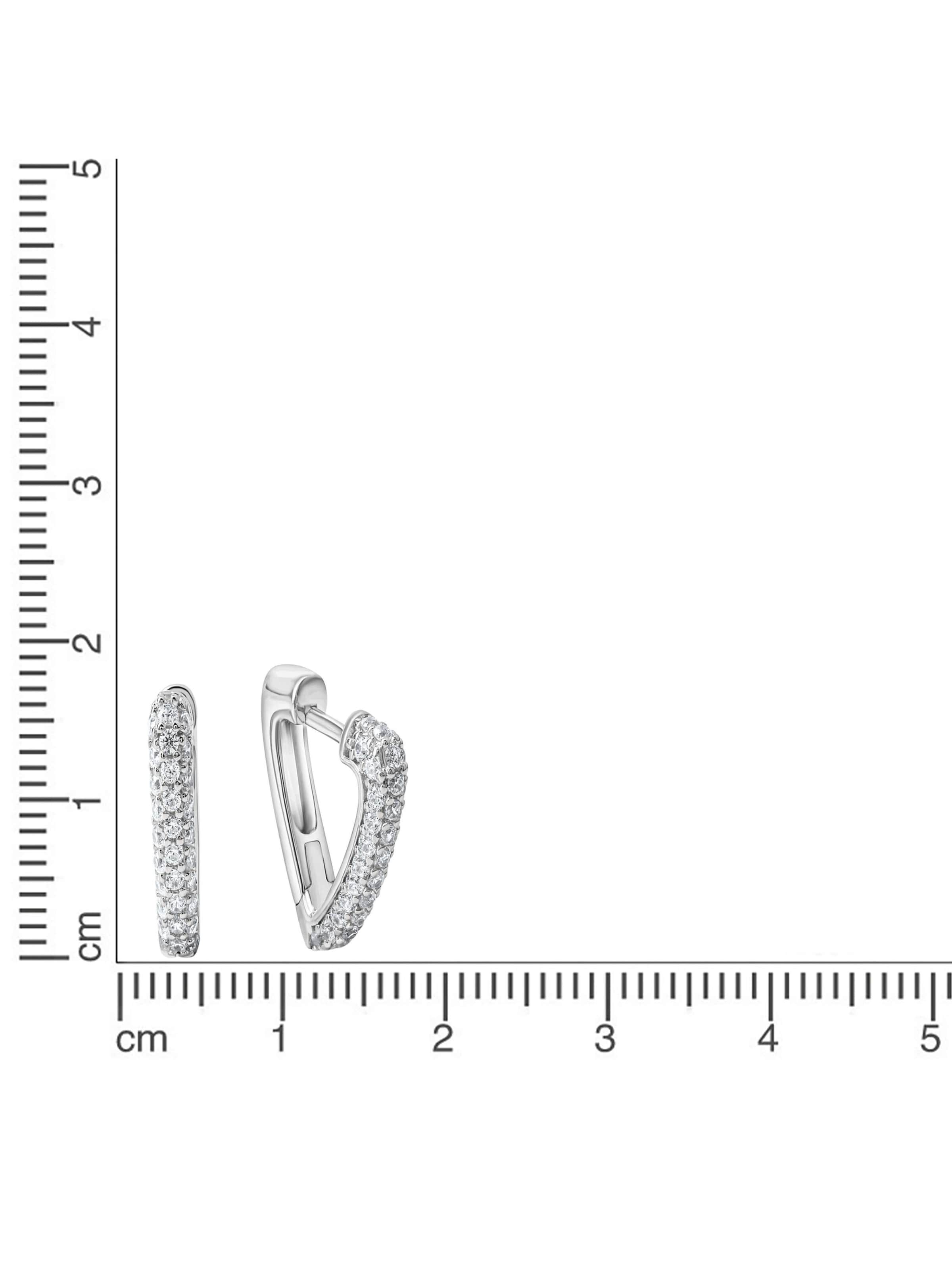 Boucles d'oreilles CELESTA en argent : devant