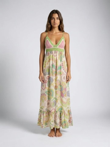 Miss June Dress 'Robe Longue Hortensia' in Mixed colours