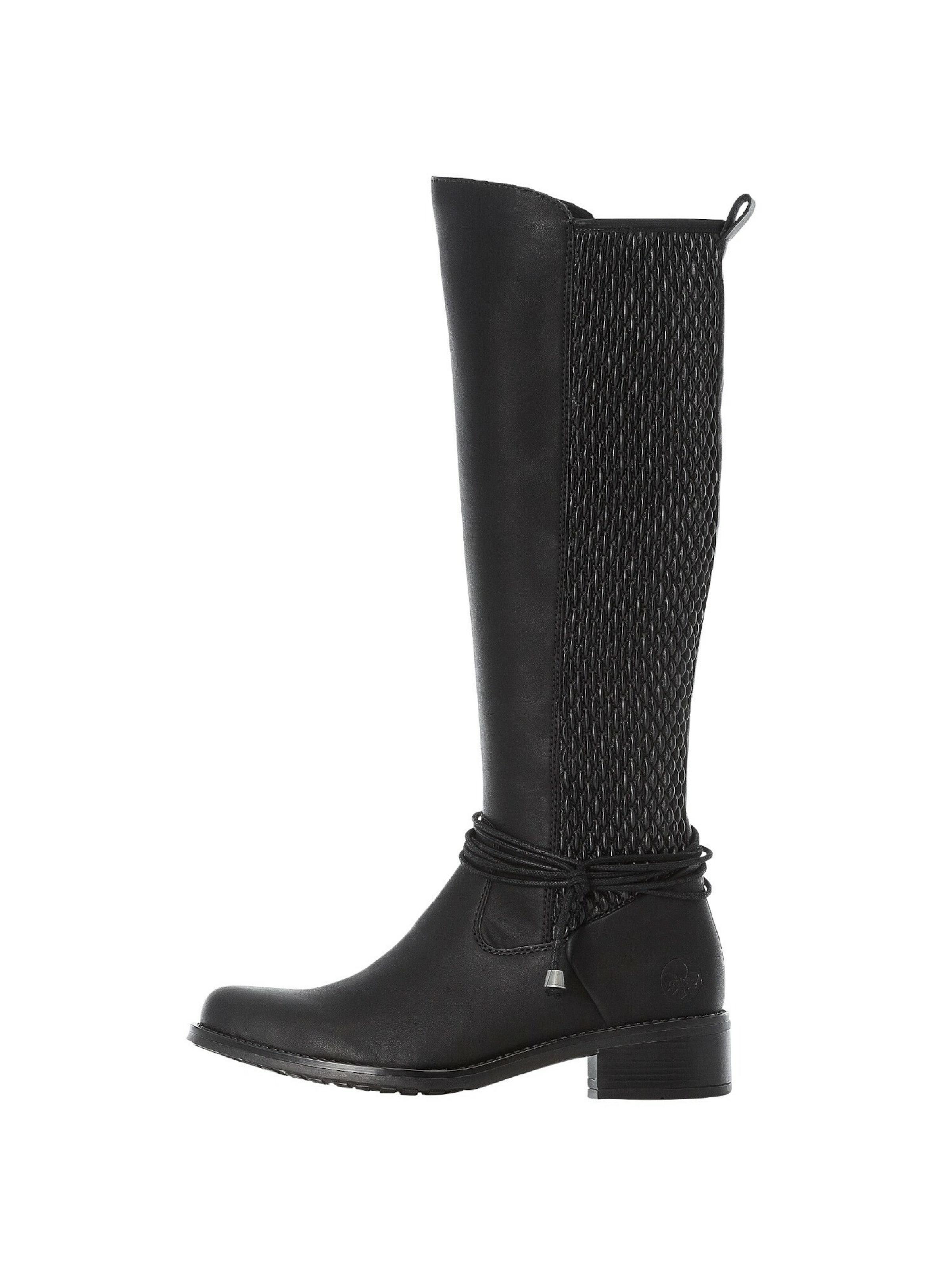 Rieker Kozačky – černá