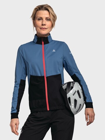 Veste en polaire fonctionnelle 'Iurreta' Schöffel en bleu : devant
