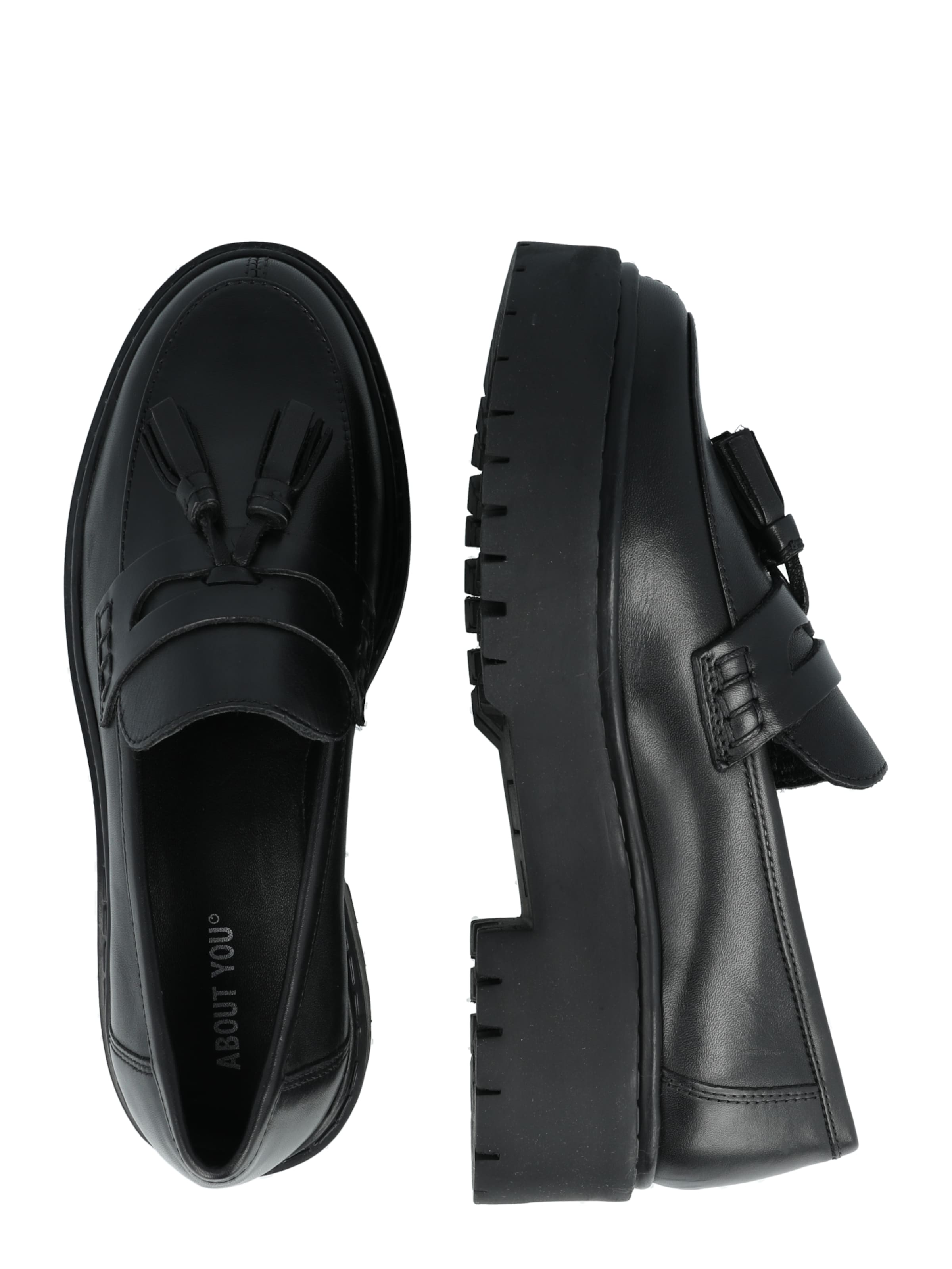 ABOUT YOU Пантофи 'Alessia' в черно