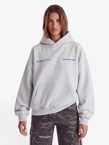 SUITS INDUSTRIES™ Majica '030 Hoodie Hellgrau' | siva barva