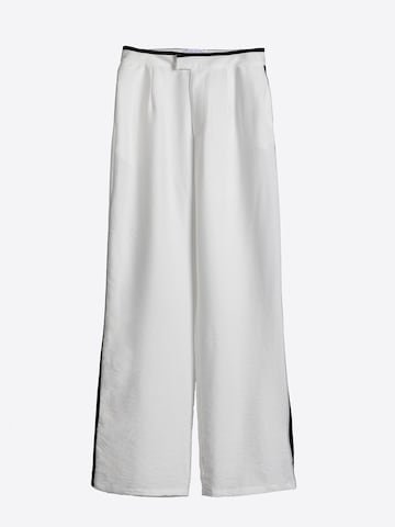 4TAILORS Широкий Штаны 'Sundae' в Белый