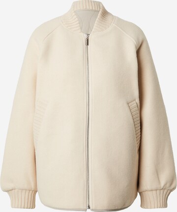 Varley Athletic Jacket in Beige: front