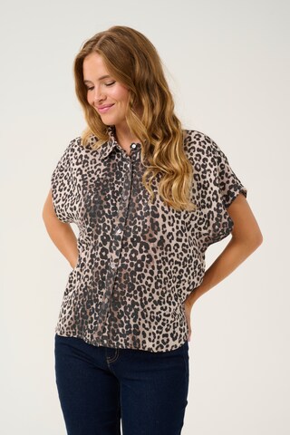 CULTURE Blouse 'Myra' in Beige: voorkant