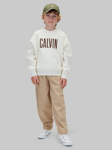 Calvin Klein Jeans Loosefit Hose in Beige