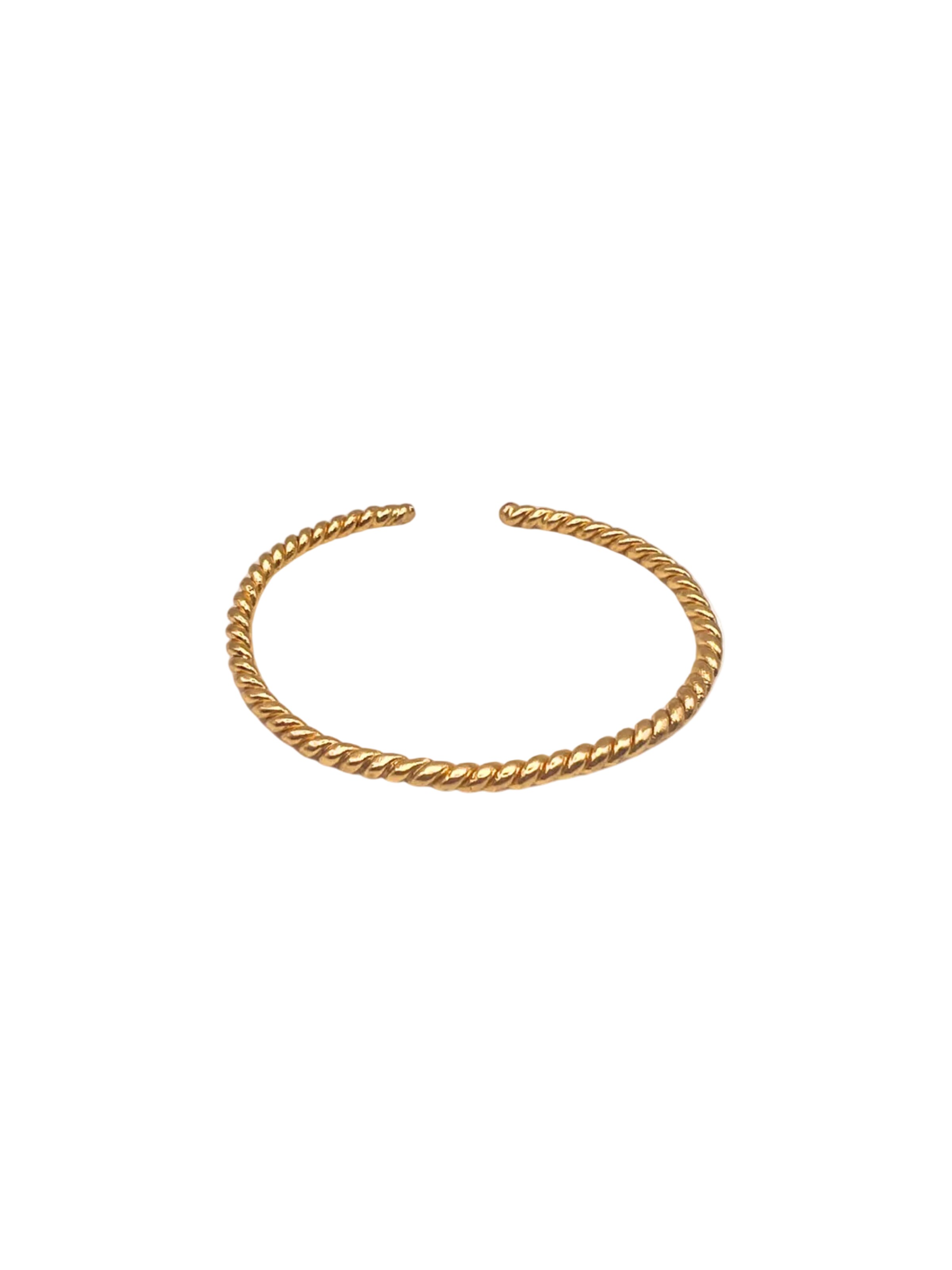 Les Reines Bracelet 'The Axis' in Gold: front