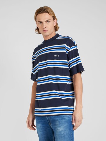 T-Shirt 'Natinolo' HUGO en bleu : devant