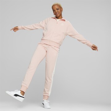 PUMA Sportief sweatshirt 'Iconic T7' in Roze