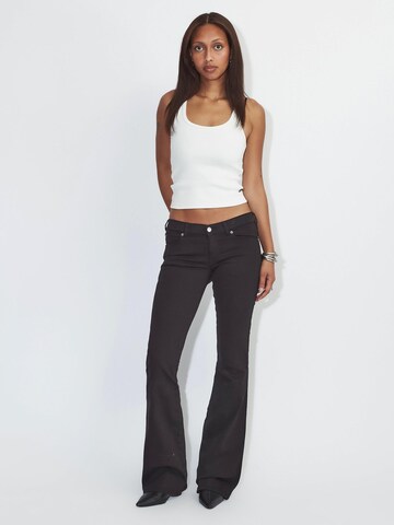 Dr. Denim Flared Jeans 'Kily Low Bootcut' in Zwart