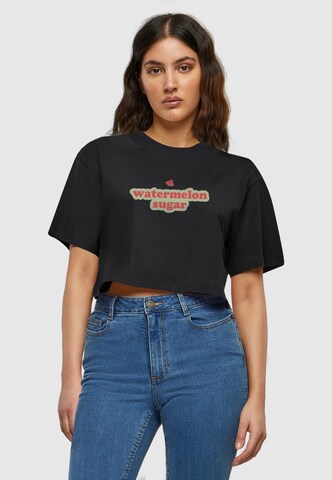 Merchcode T-Shirt 'Summer - Watermelon Sugar ' in Schwarz: Vorderseite