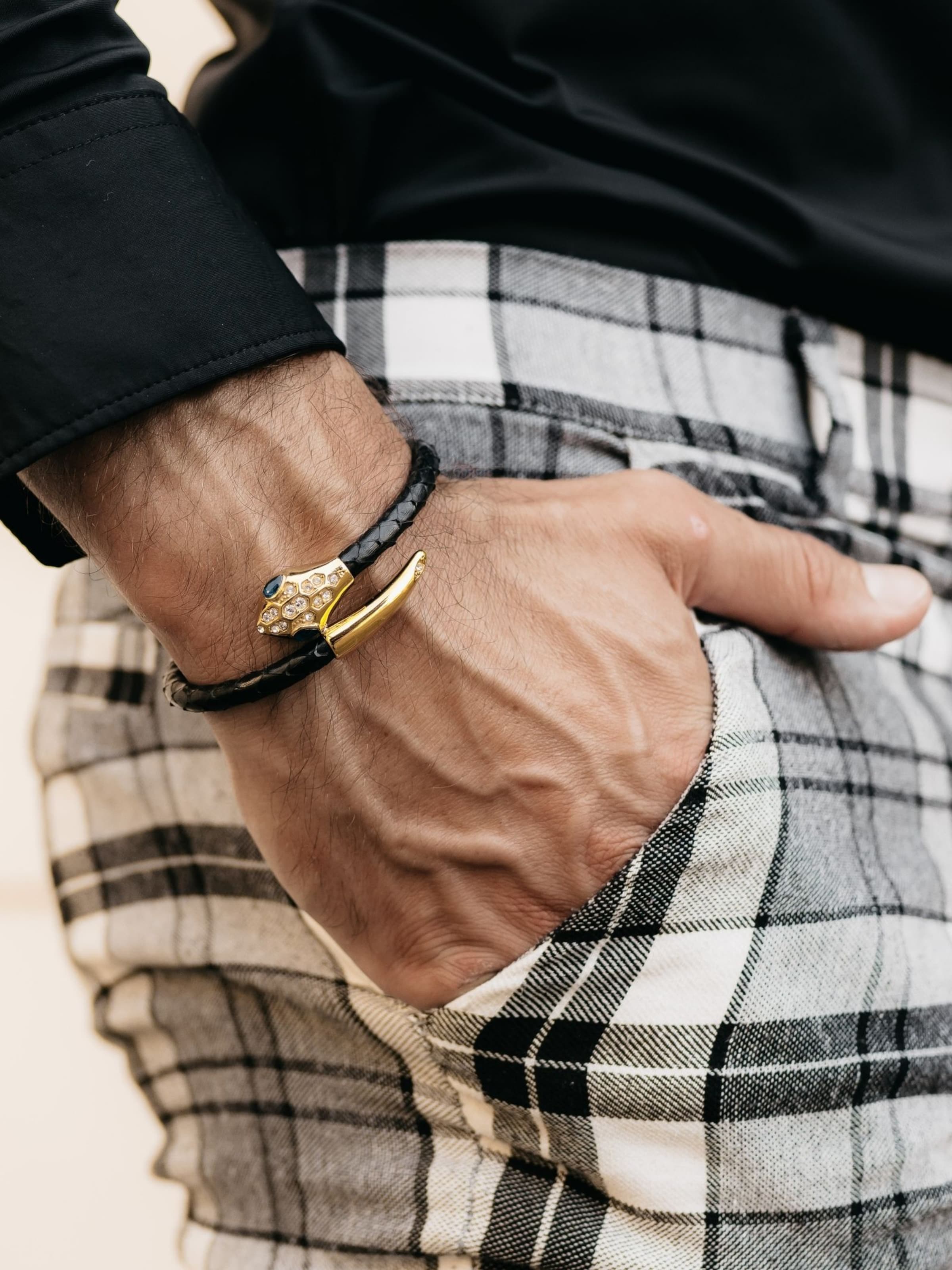 Bracelet 'Snake Head' GT Collection en mélange de couleurs