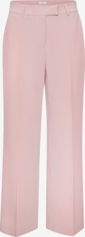 LASCANA Wide leg Παντελόνι με τσάκιση σε ροζ: μπροστά