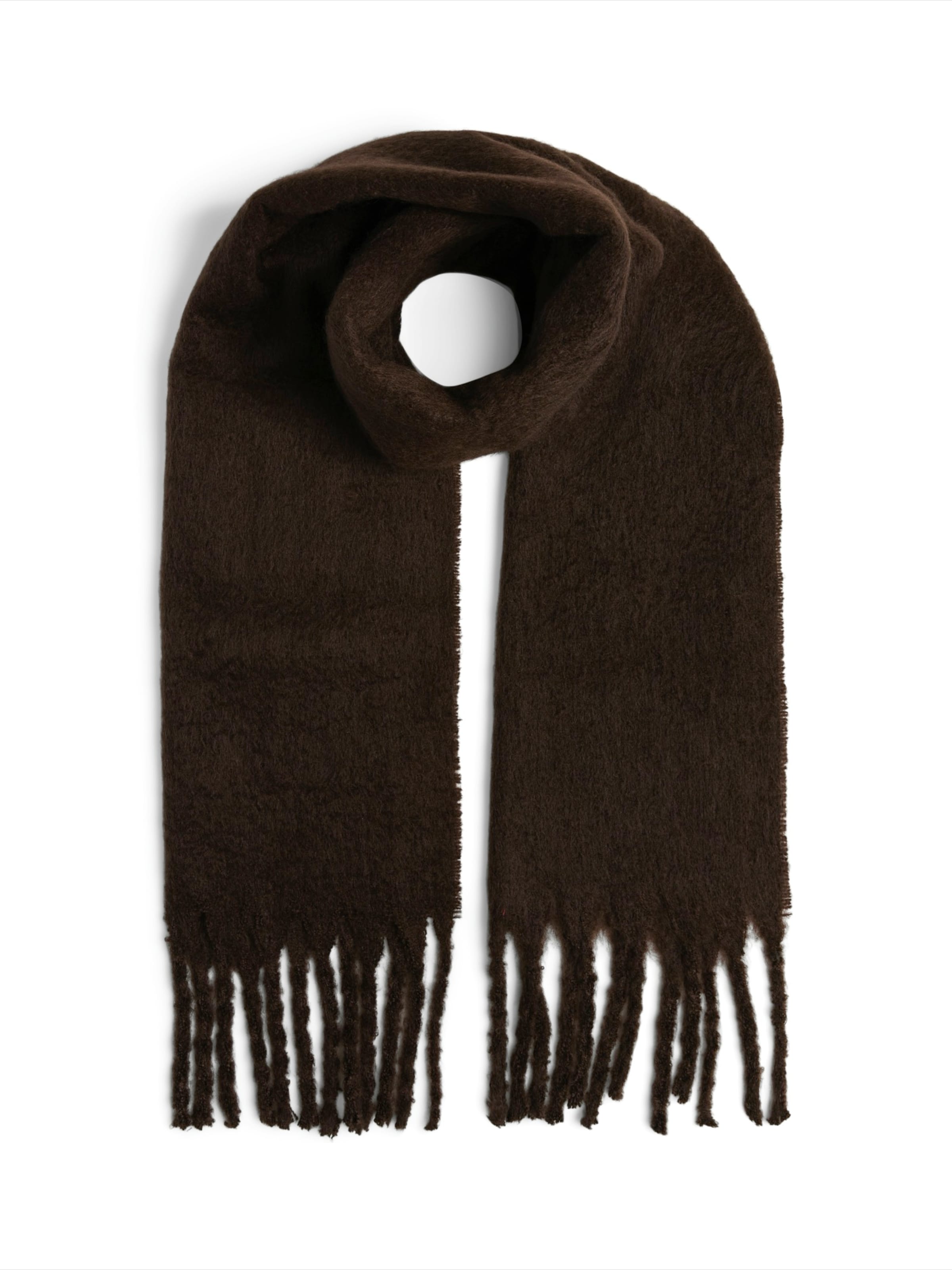 PIECES Шарф в Коричневый: спереди