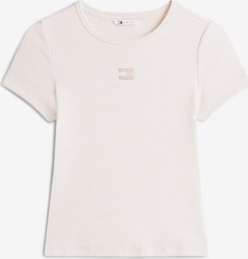Tommy Jeans Футболка в Бежевый: спереди