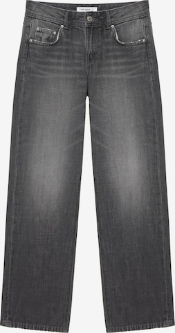 Pull&BearWide Leg/ Široke nogavice Traperice - siva boja: prednji dio