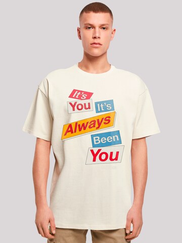 T-Shirt 'Sex Education Netflix TV Series' F4NT4STIC en beige : devant