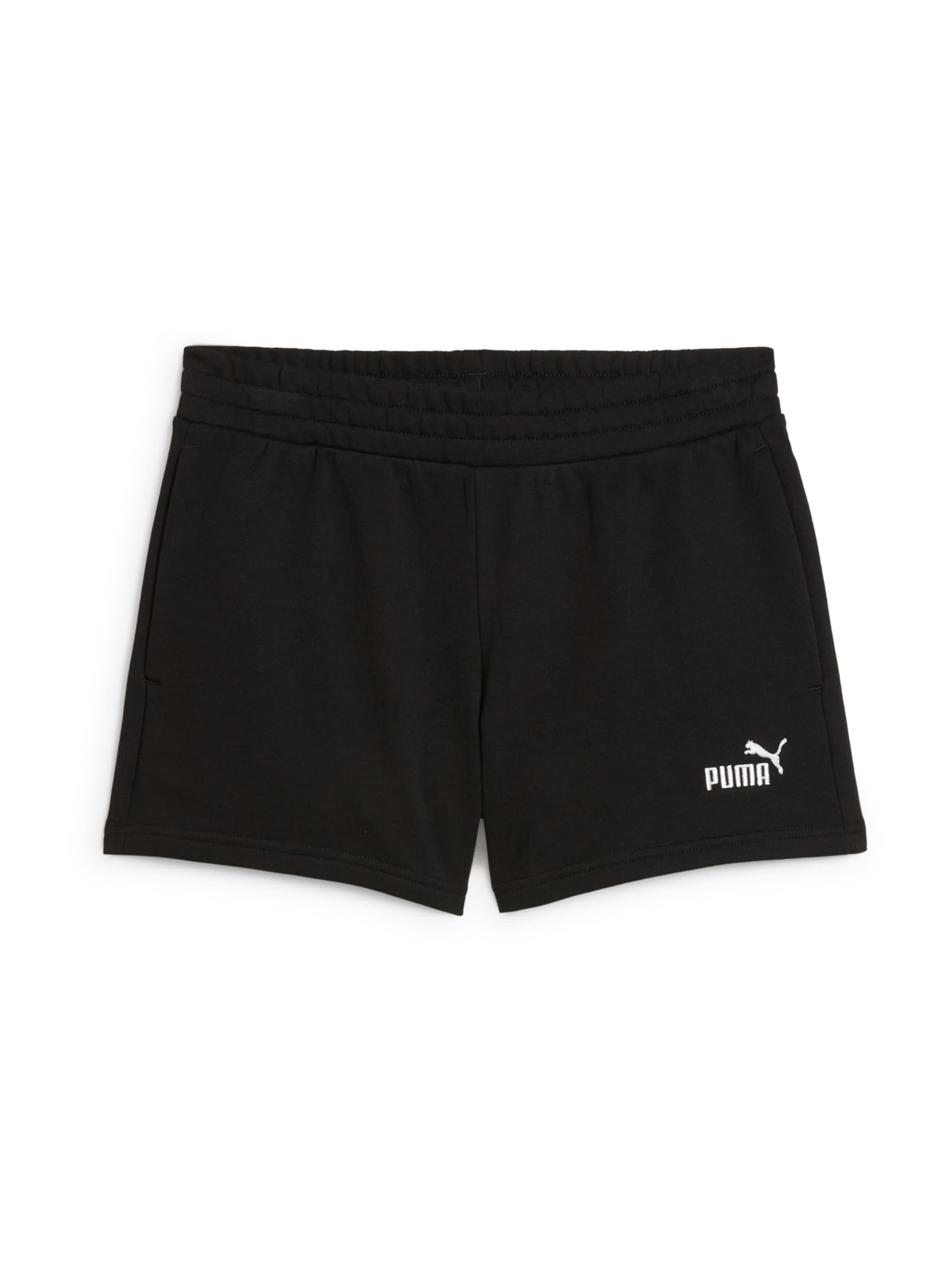 PUMA - Regular Calças 'ESS No. 1' em preto: frente