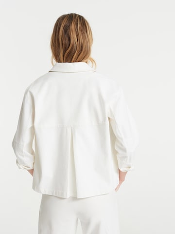 Veste mi-saison 'Huliane' OPUS en blanc