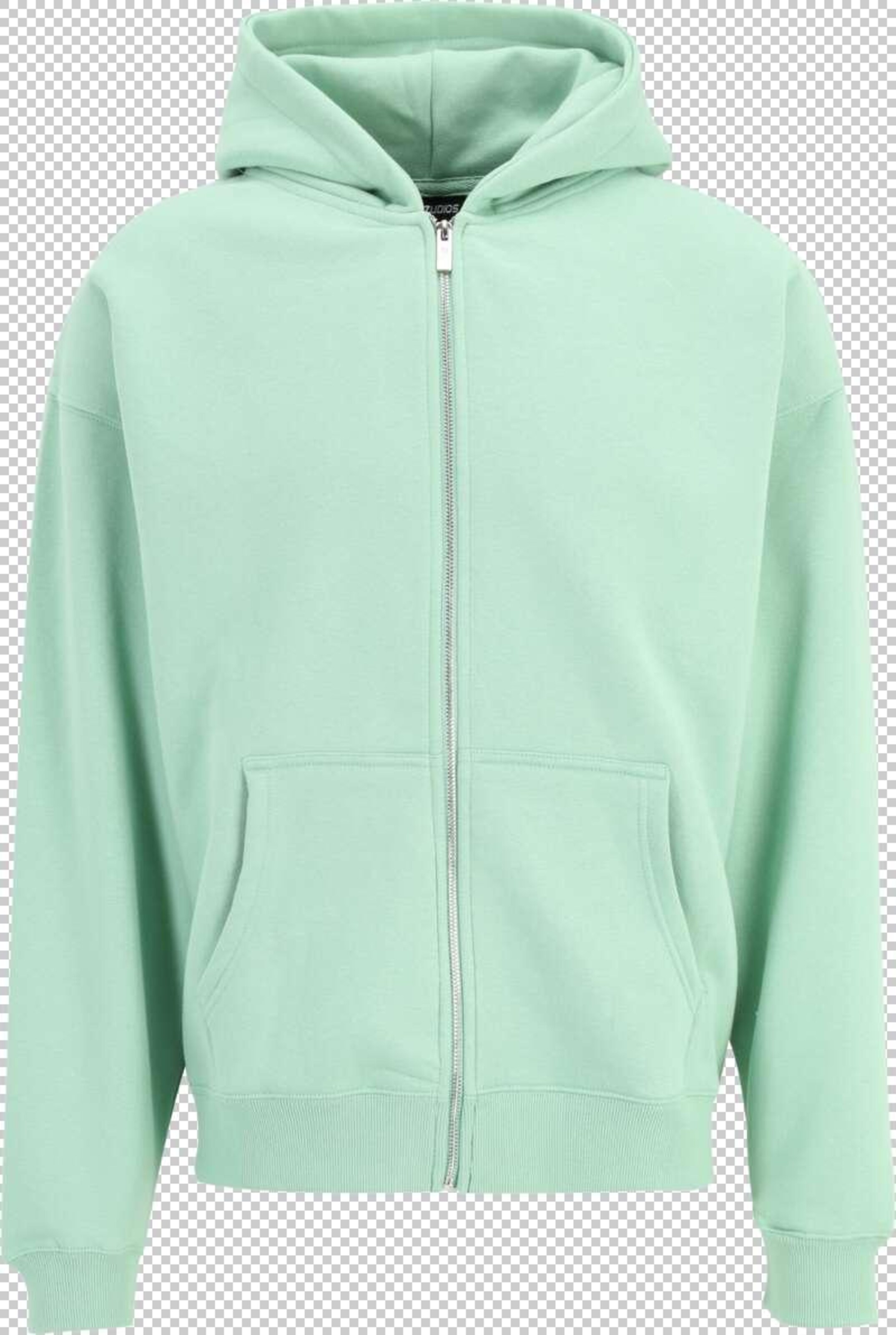 2Y Studios Sweat jacket in Green: front