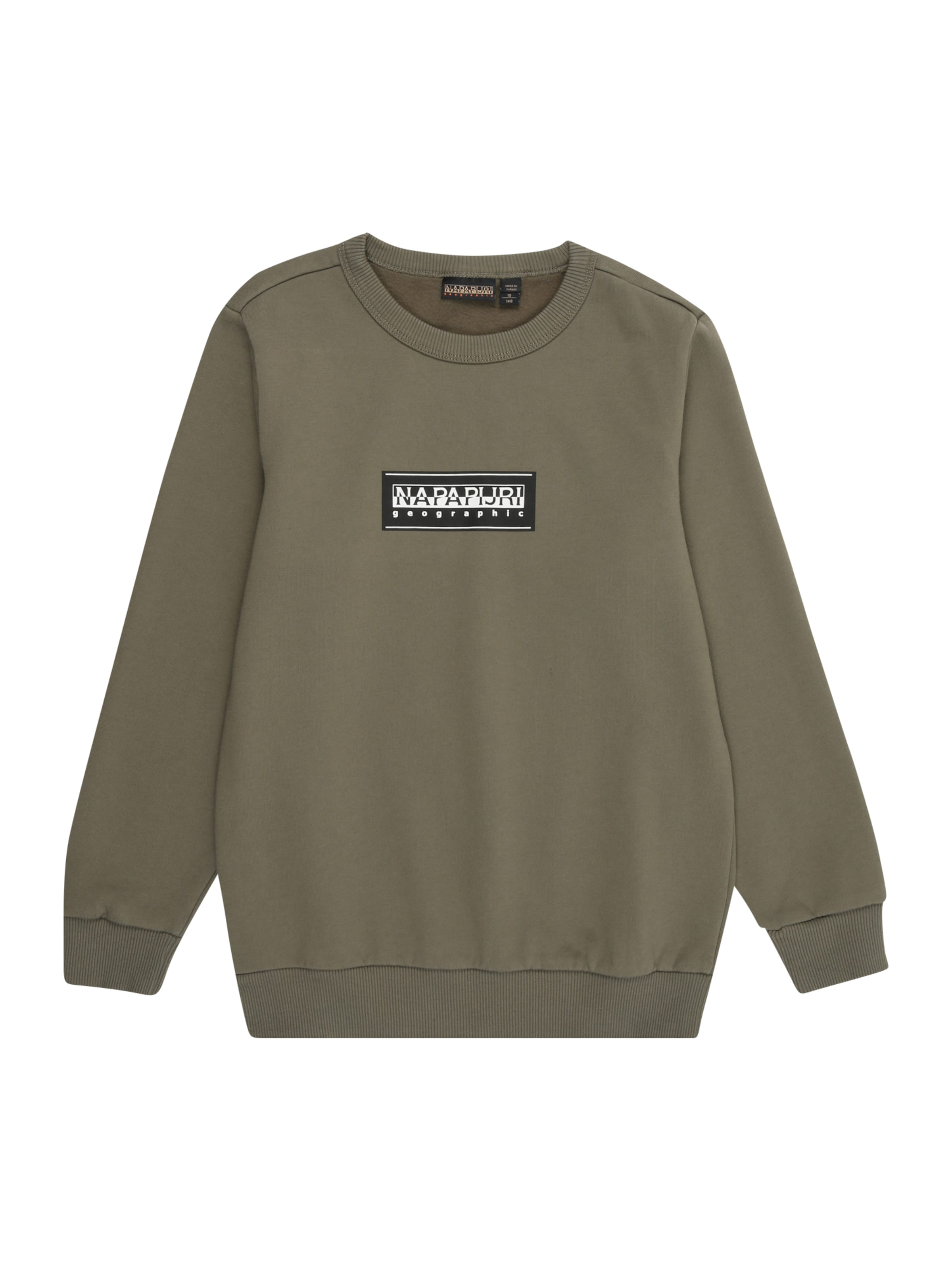 NAPAPIJRI Mikina 'K B-CHAMOIS' - Zelená: predná strana