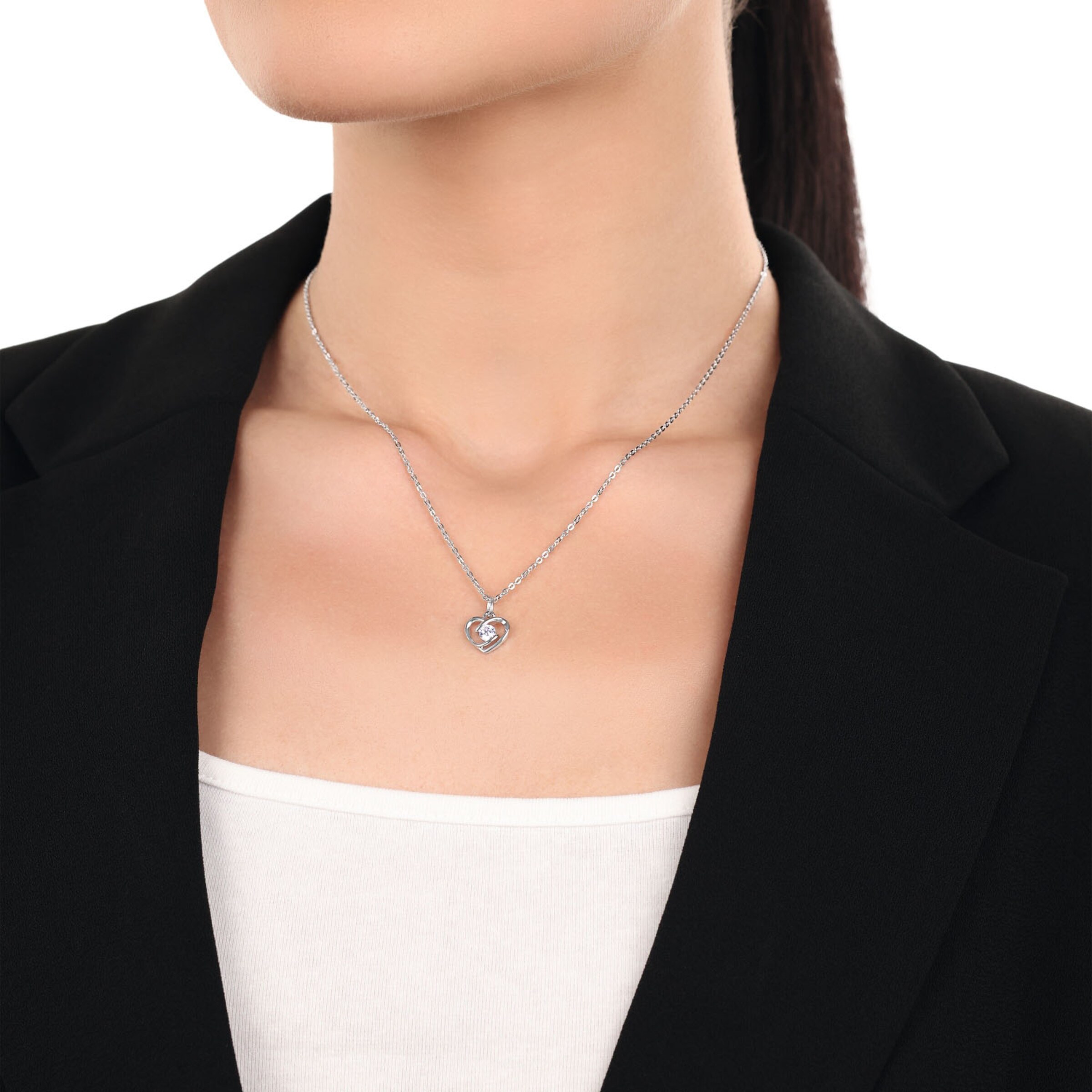 AMOR Anhänger in Silber: Vorderseite