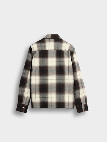 Burocs Comfort fit Button Up Shirt in Brown