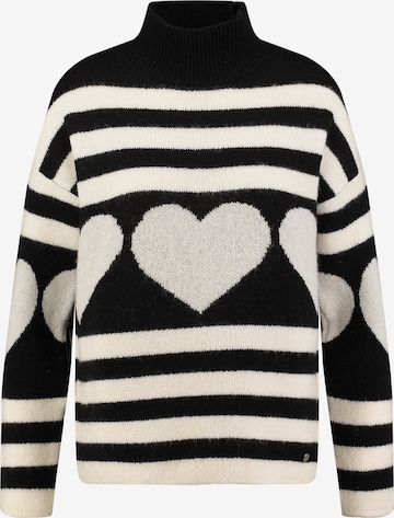 Pulover 'Dear' de la Key Largo pe negru: față