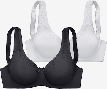 Minimizer Reggiseno di NUANCE in nero: frontale