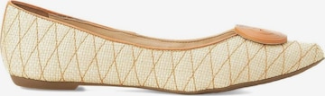 Ballerines 'Ballerines Mangara Coroba en raffia naturel' Mangara Atelier en beige : devant