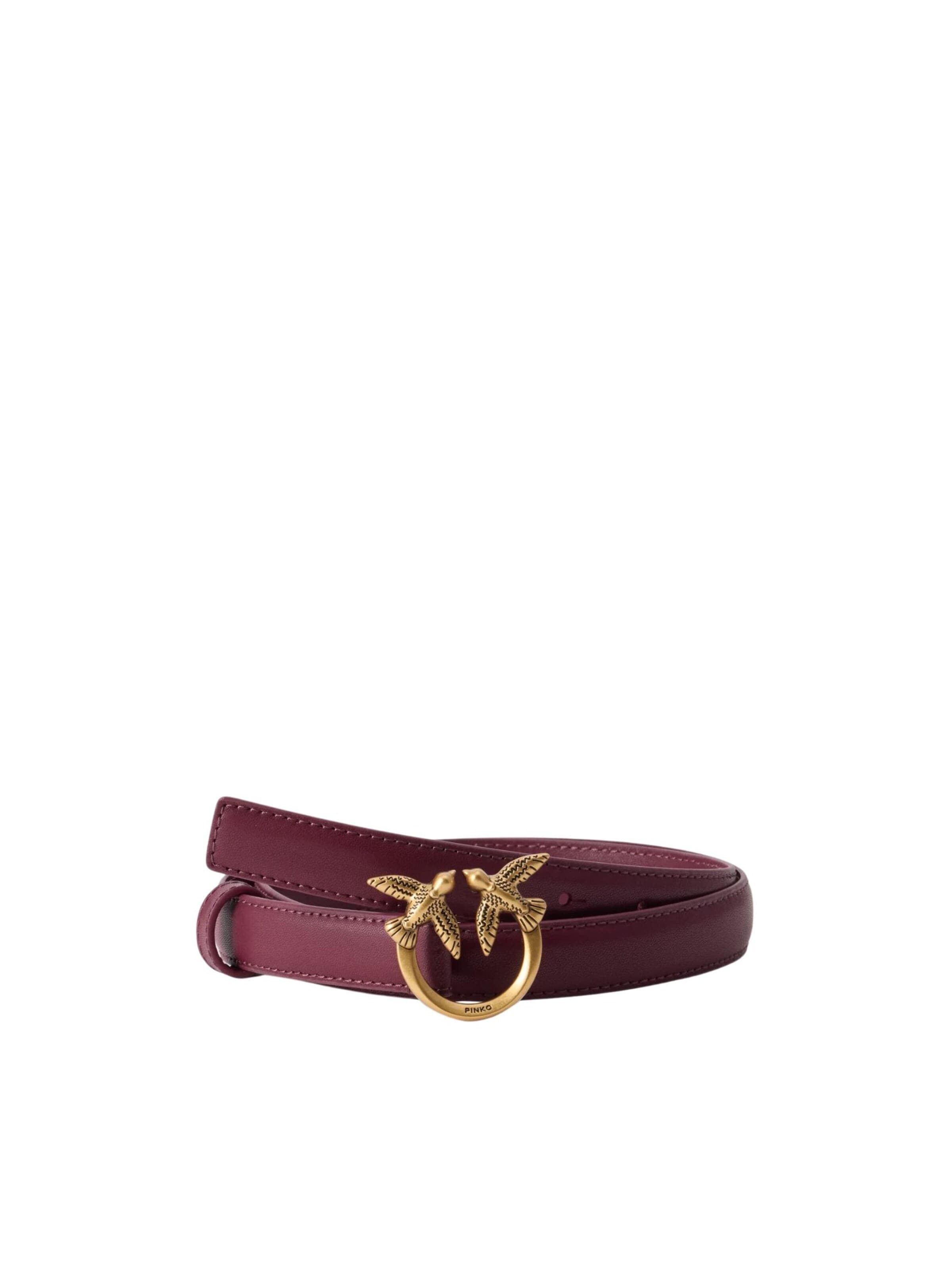 Ceinture 'LOVE BERRY' PINKO en rouge : devant