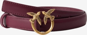 Ceinture 'LOVE BERRY' PINKO en rouge : devant