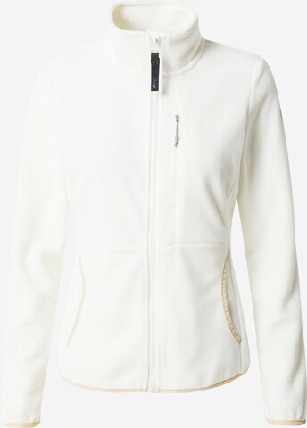 ICEPEAK Athletic Fleece Jacket 'ADAN' in White: front