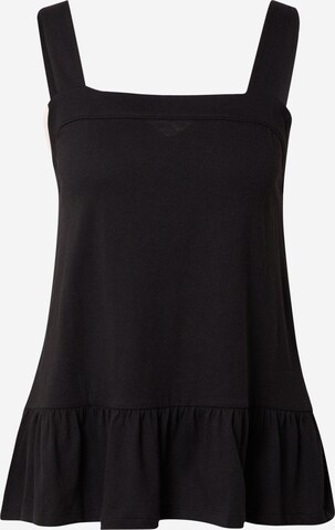 GAP Top 'PEPLUM' in Black: front