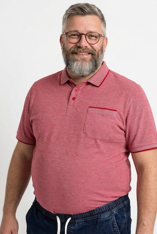 Men Plus Shirt in Rood: voorkant