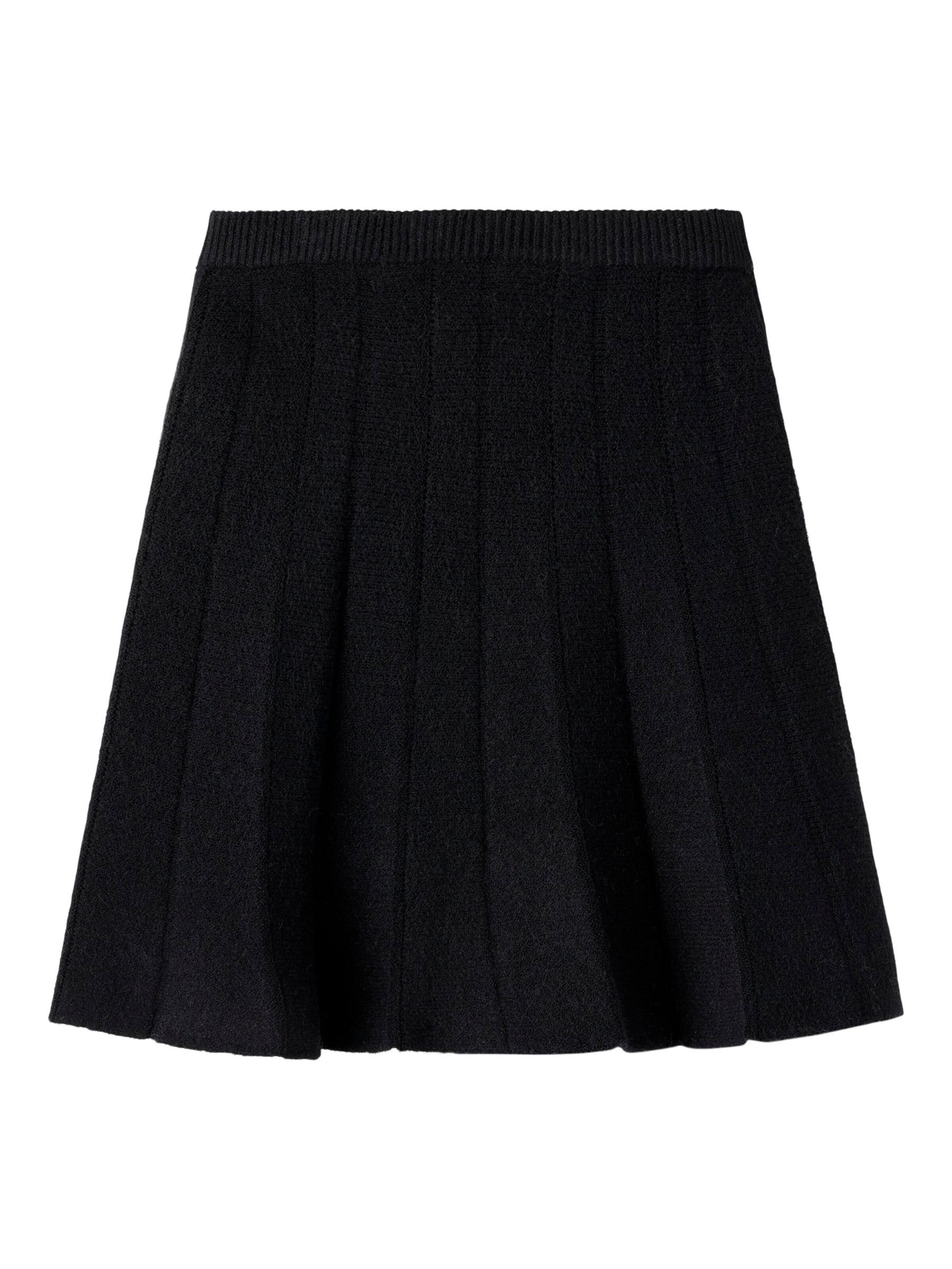 NAME IT - Falda en negro: frente