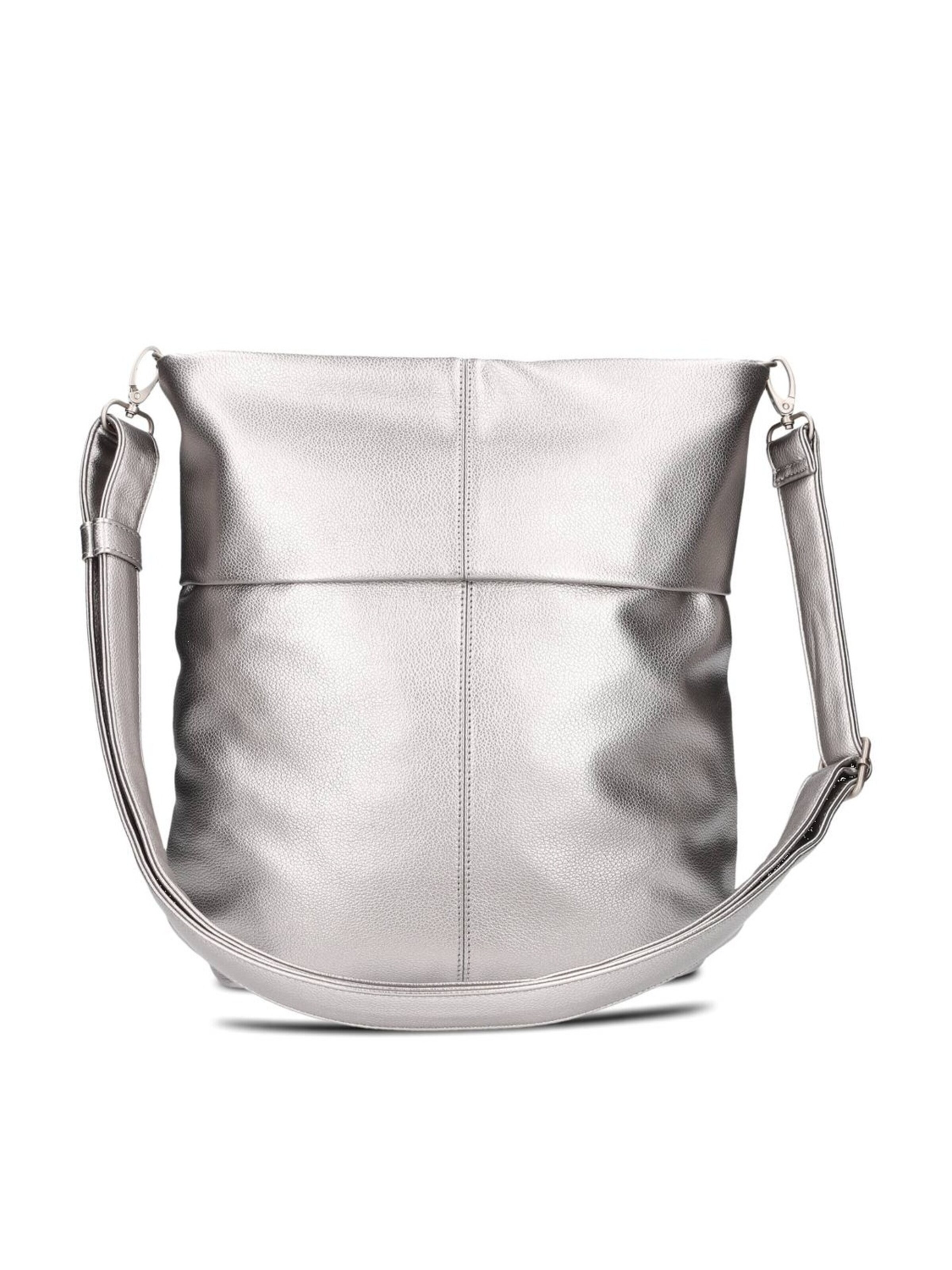 ZWEI Handtas 'MADEMOISELLE.M M12' in Zilver