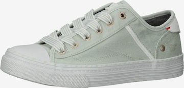 Sneaker bassa di MUSTANG in verde: frontale