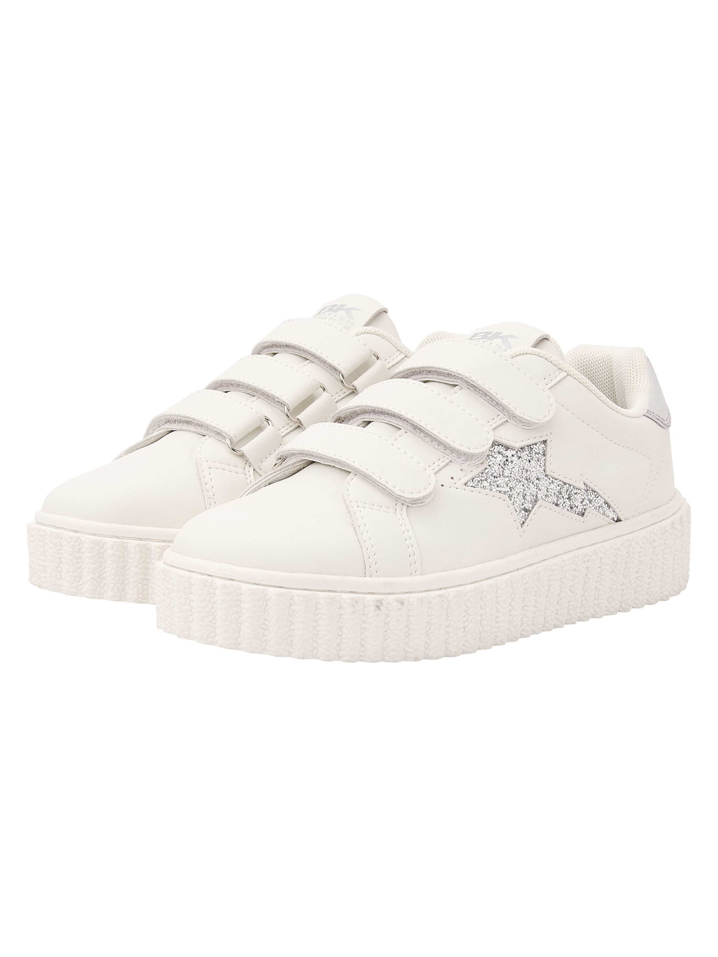 Baskets basses 'BLISS VELCRO' BRITISH KNIGHTS en blanc : devant