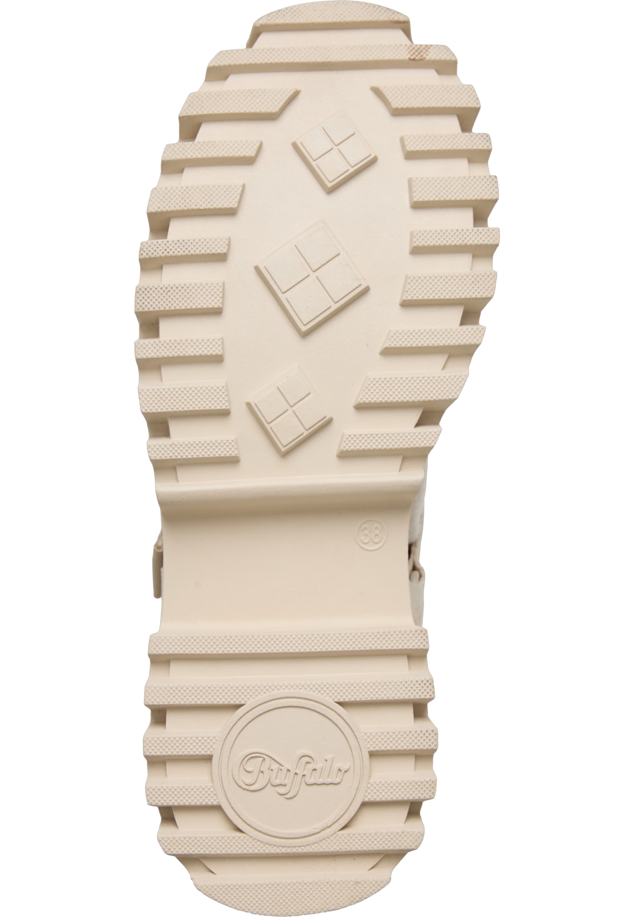 BUFFALO Lace-up bootie 'Aspen' in Beige