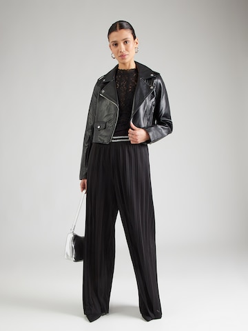 ABOUT YOU Wide leg Pants 'Jenna' in Black