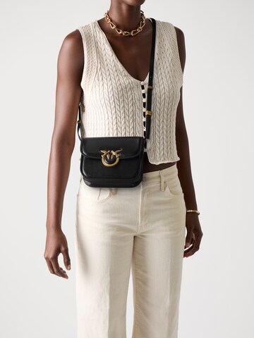PINKO Skuldertaske 'LOVE BOX' i sort