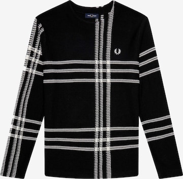 Fred Perry Trui in Zwart: voorkant