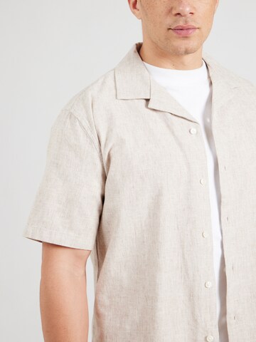 Abercrombie & Fitch Regular fit Overhemd in Beige