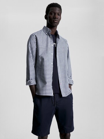 TOMMY HILFIGER Regular Fit Hemd in Blau