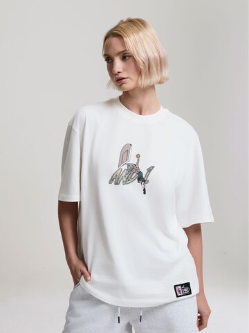 T-shirt 'Dancefloor' AND1 en blanc : devant